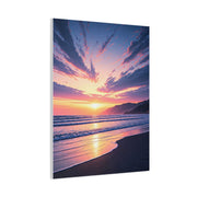 Vibrant Skyburst Seaside Sunset Wall Art & Canvas Prints