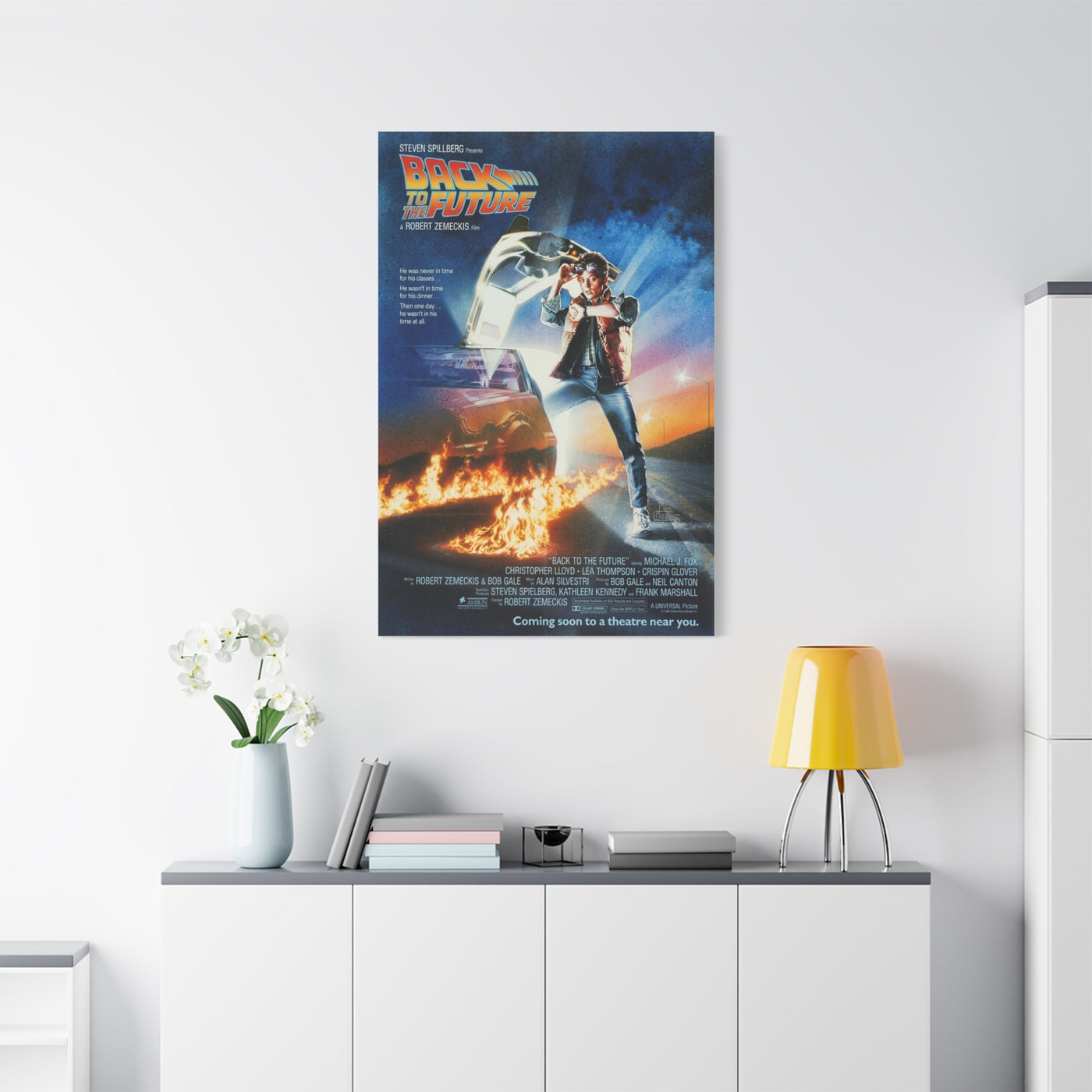 Back to the Future Movie Poster Wall Art & Canvas Print