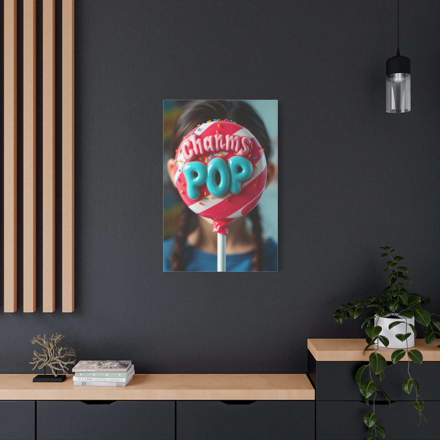 Sophisticated Candy Whirl Wall Art & Canvas Print