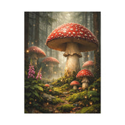 Fantasy Mushroom Forest Panorama Wall Art & Canvas Print