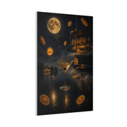 Surreal Moonlit Martini Dreamscape Wall Art & Canvas Print