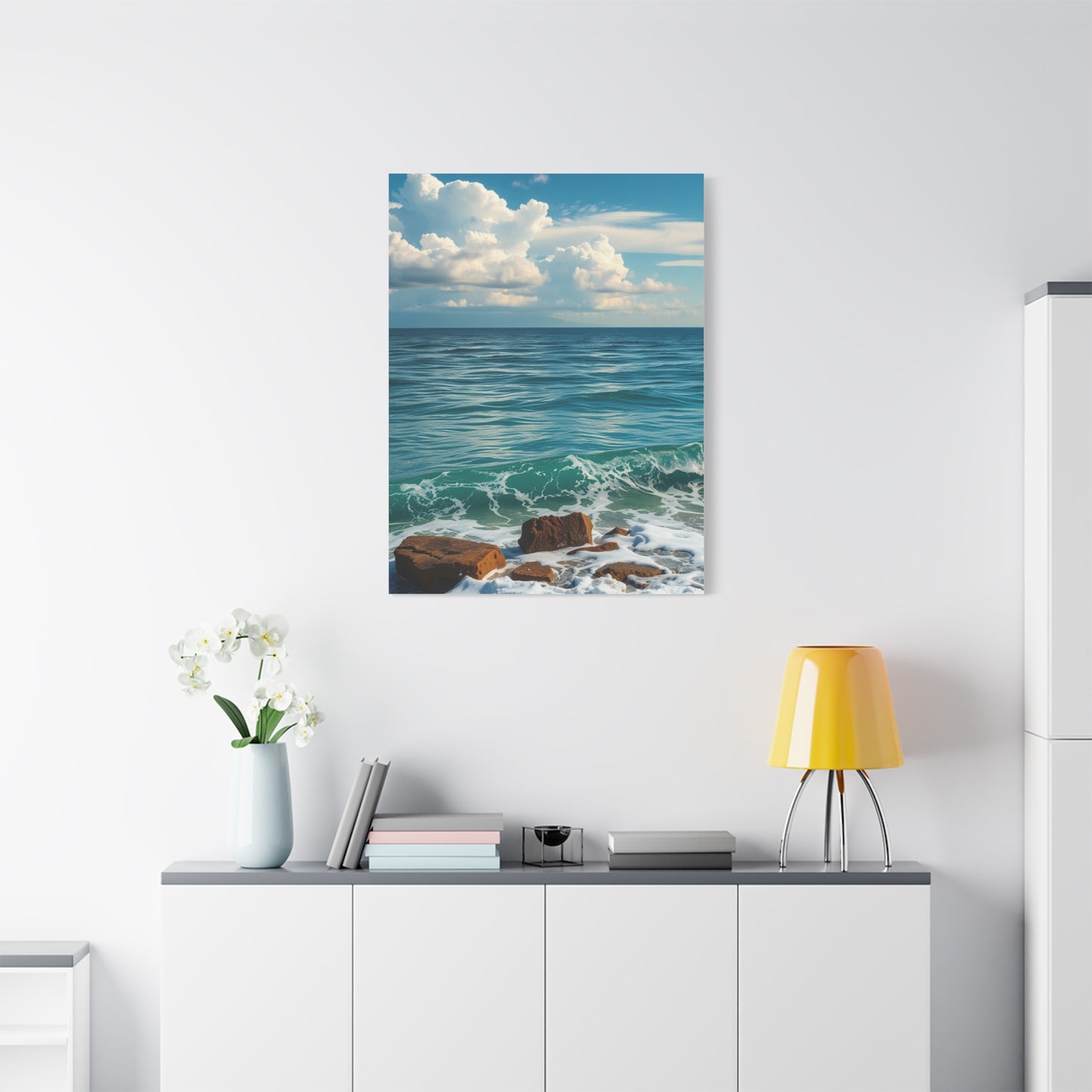 Azure Horizon Elegance Wall Art & Canvas Print