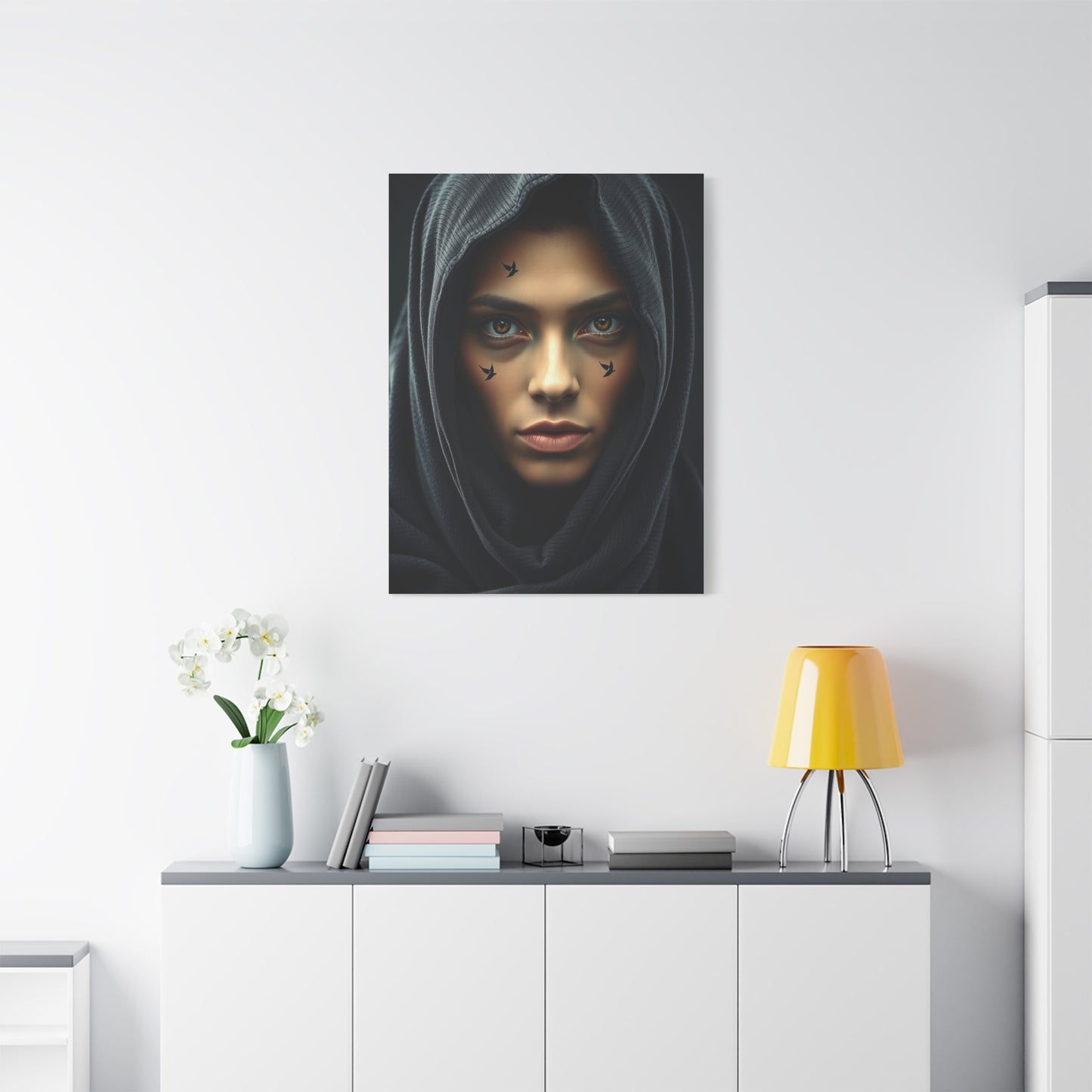 Supreme Black & Beige Art Beautiful Collection Wall Art & Canvas Print