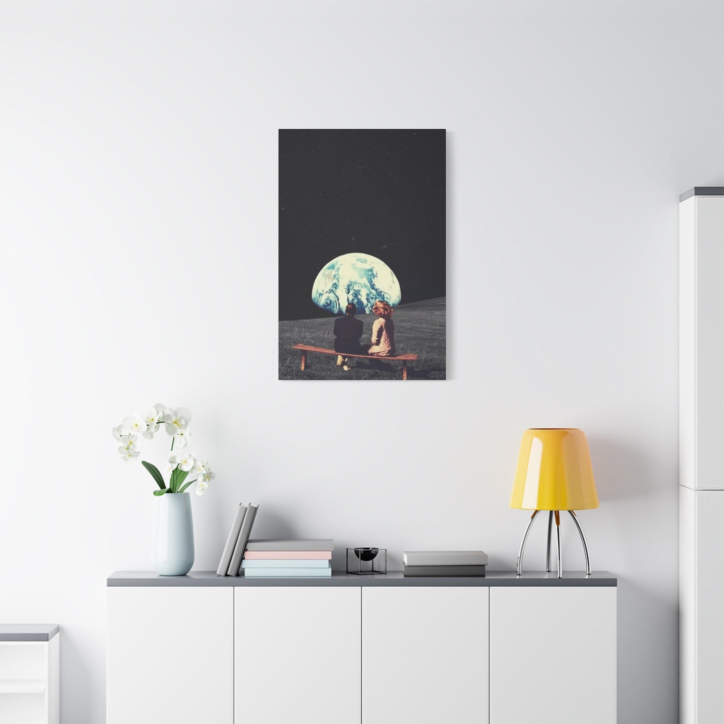 Earth from Moon Wall Art & Canvas Prints