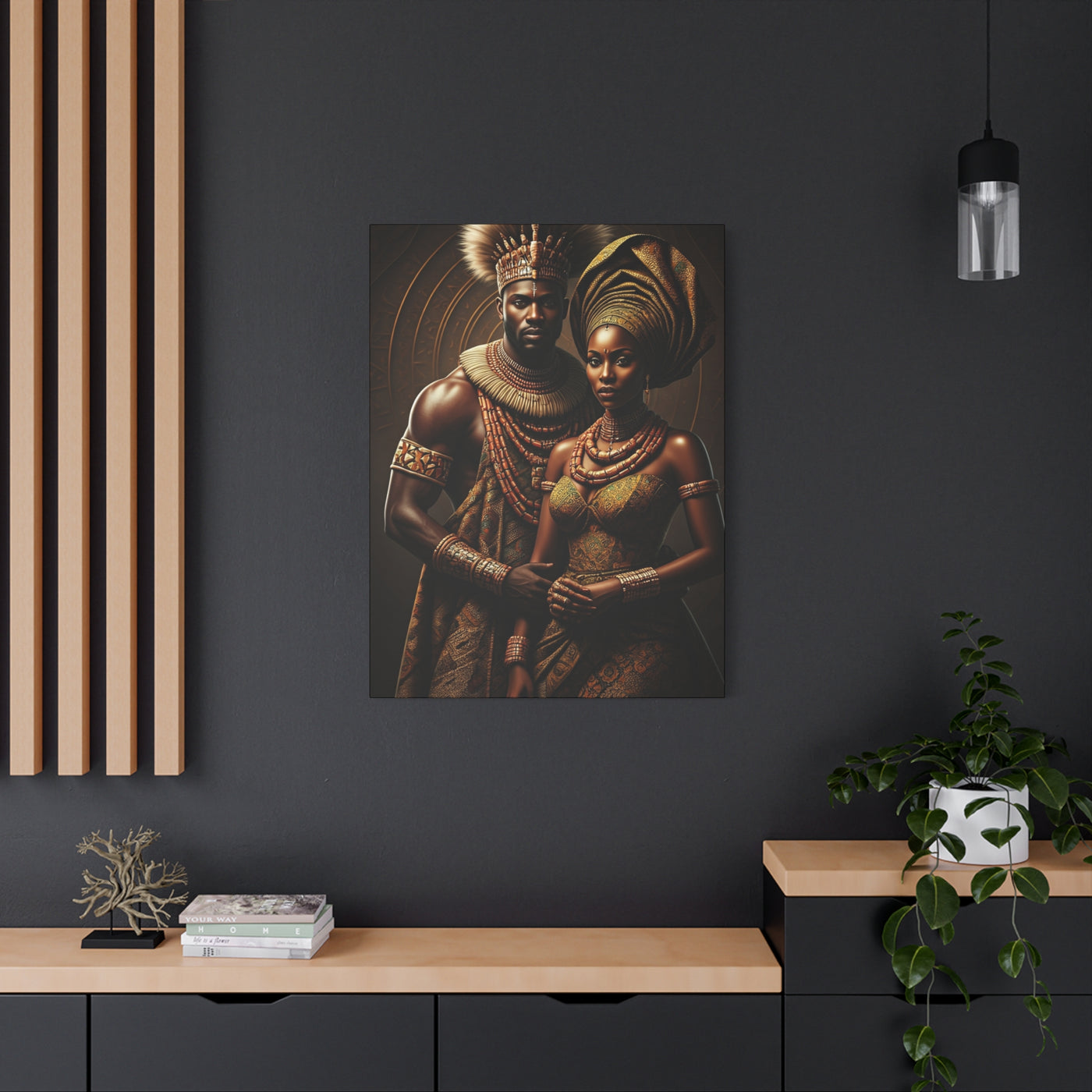 Royal Warrior Couple Legacy Wall Art & Canvas Prints