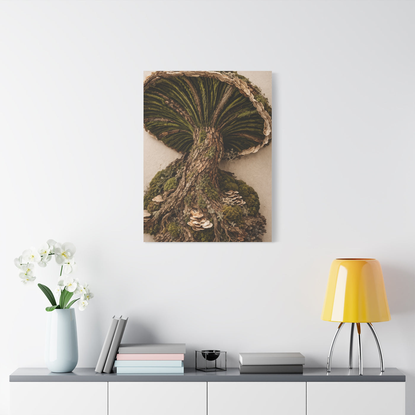 Giant Forest Biophilic Relief Sculpture Wall Art & Canvas Print