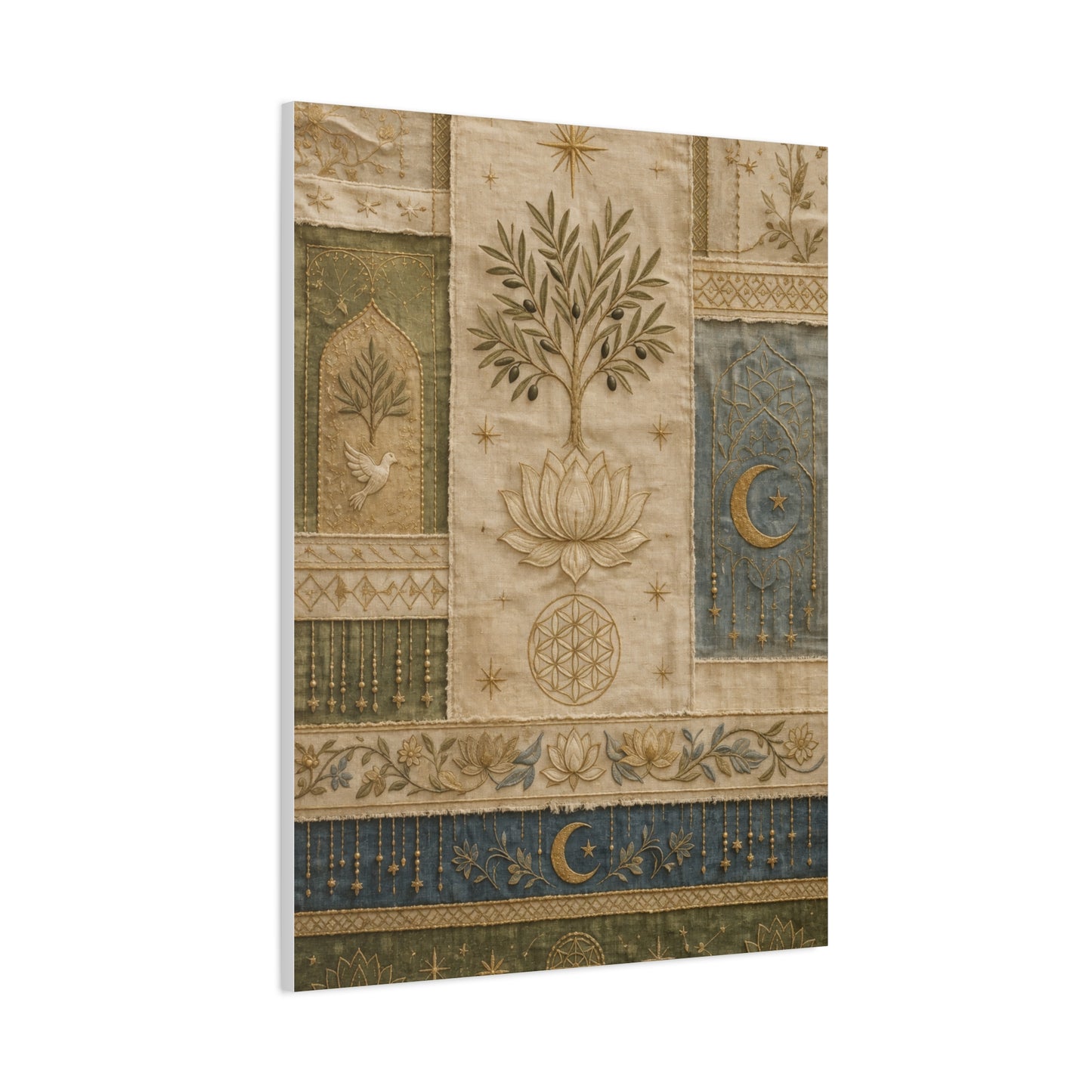 Sacred Textile Harmony Wall Art & Canvas Print