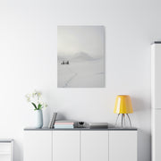 Scandinavian Winter Minimalist Mountain Wall Art & Canvas Print
