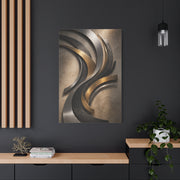 Executive Metal Wave Composition Wall Art & Canvas Print