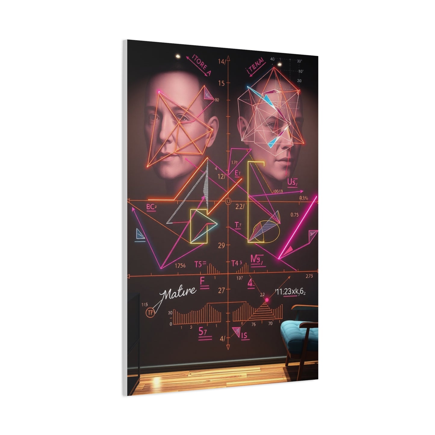 Collection Modern Math Art for Creative Spaces Art Wall Art & Canvas Print