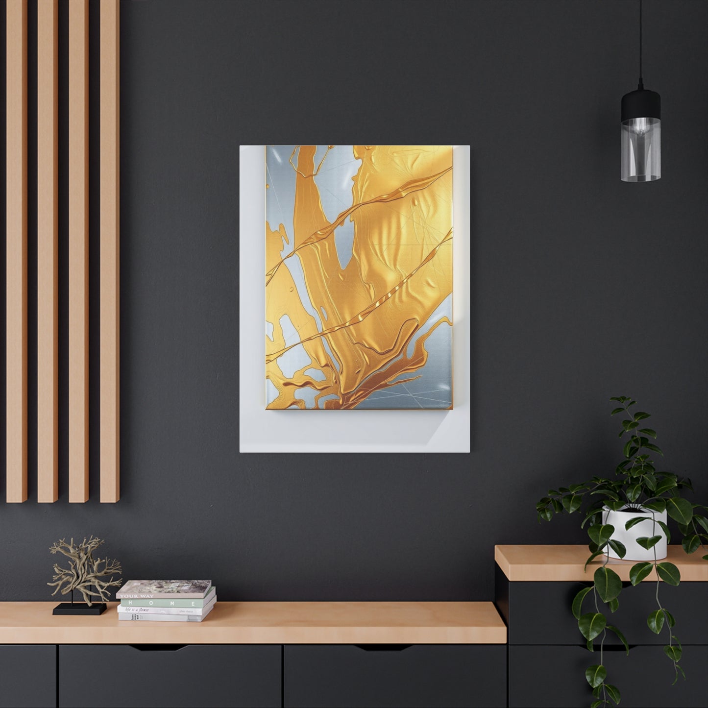 Gold & Silver Canvas Art Supreme Gallery Canvas  Wall Art & Canvas Print