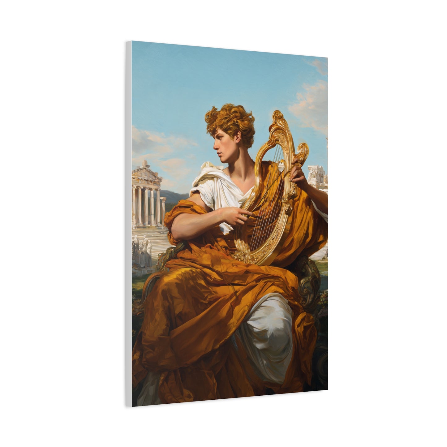 Apollo With Golden Lyre Classical Mythology Wall Art & Canvas Print