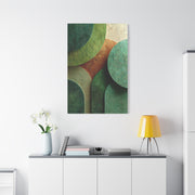 Sage Limewash Organic Green Abstract Wall Art & Canvas Print
