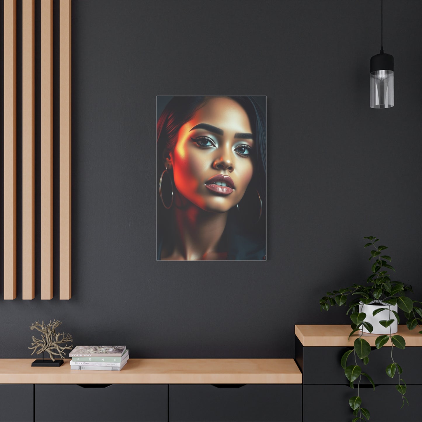 Aaliyah Art premium Canvas Gallery Wall Art & Canvas Print