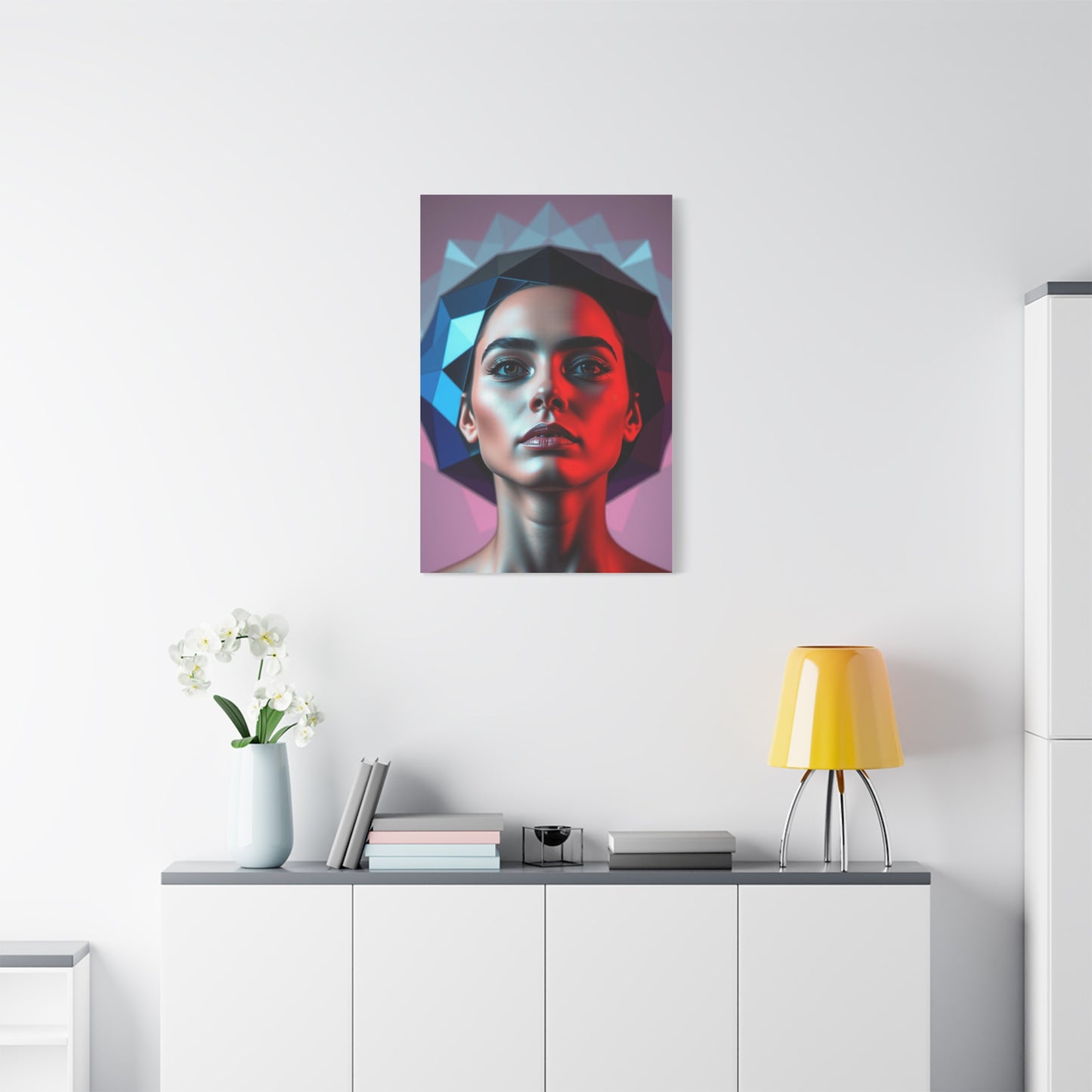 Celestial Geometric Elegance Wall Art & Canvas Print