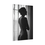 Window Light Silhouette Nude Wall Art & Canvas Print