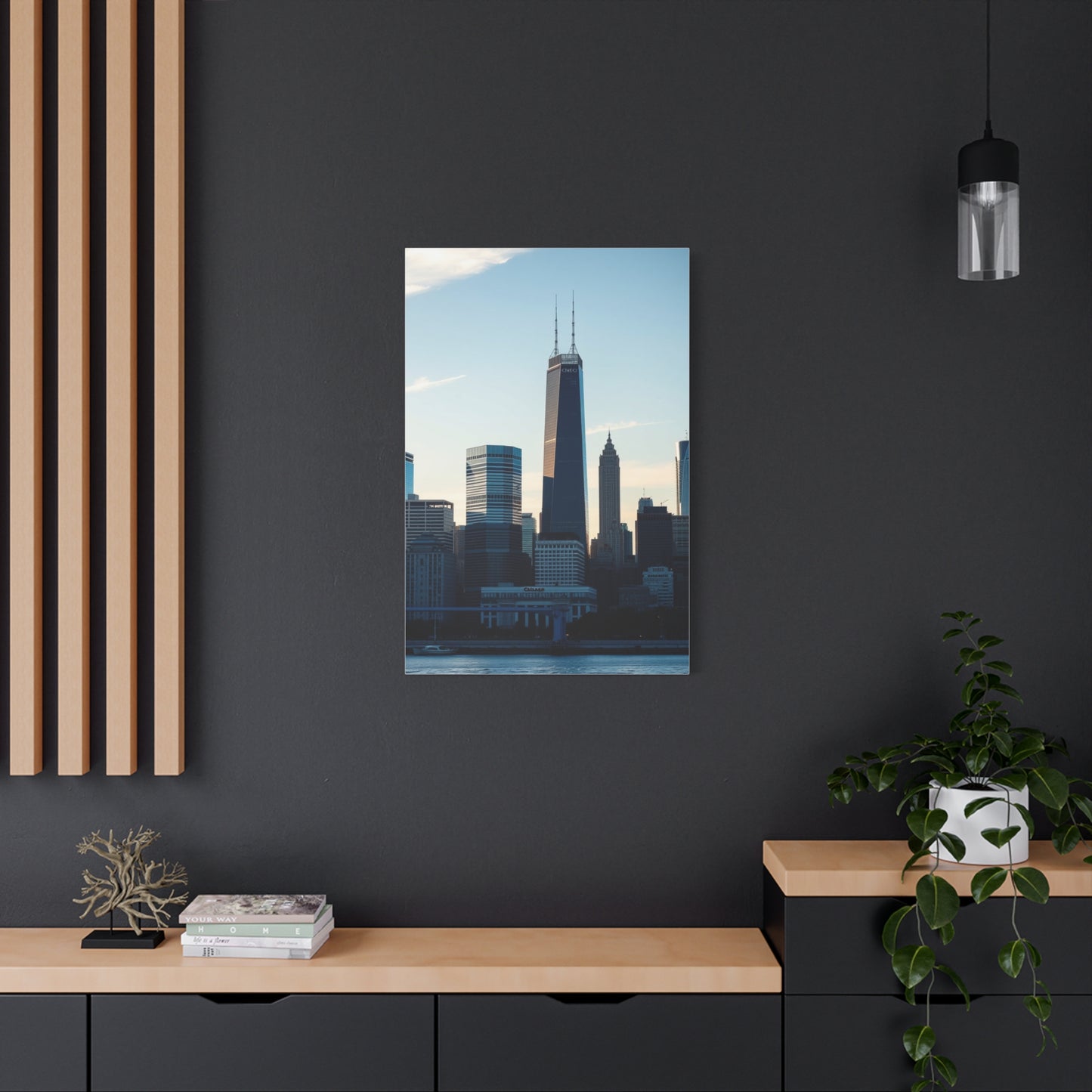 Chicago Skylines Art Canvas Art 6 Wall Art & Canvas Print