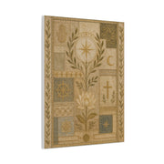 Interfaith Sacred Symbol Textile Wall Art & Canvas Print