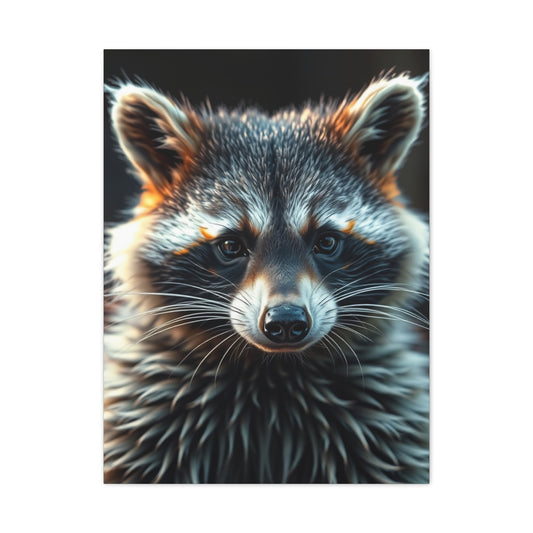 Raccoon Art Supreme Canvas Wall Art & Canvas Print