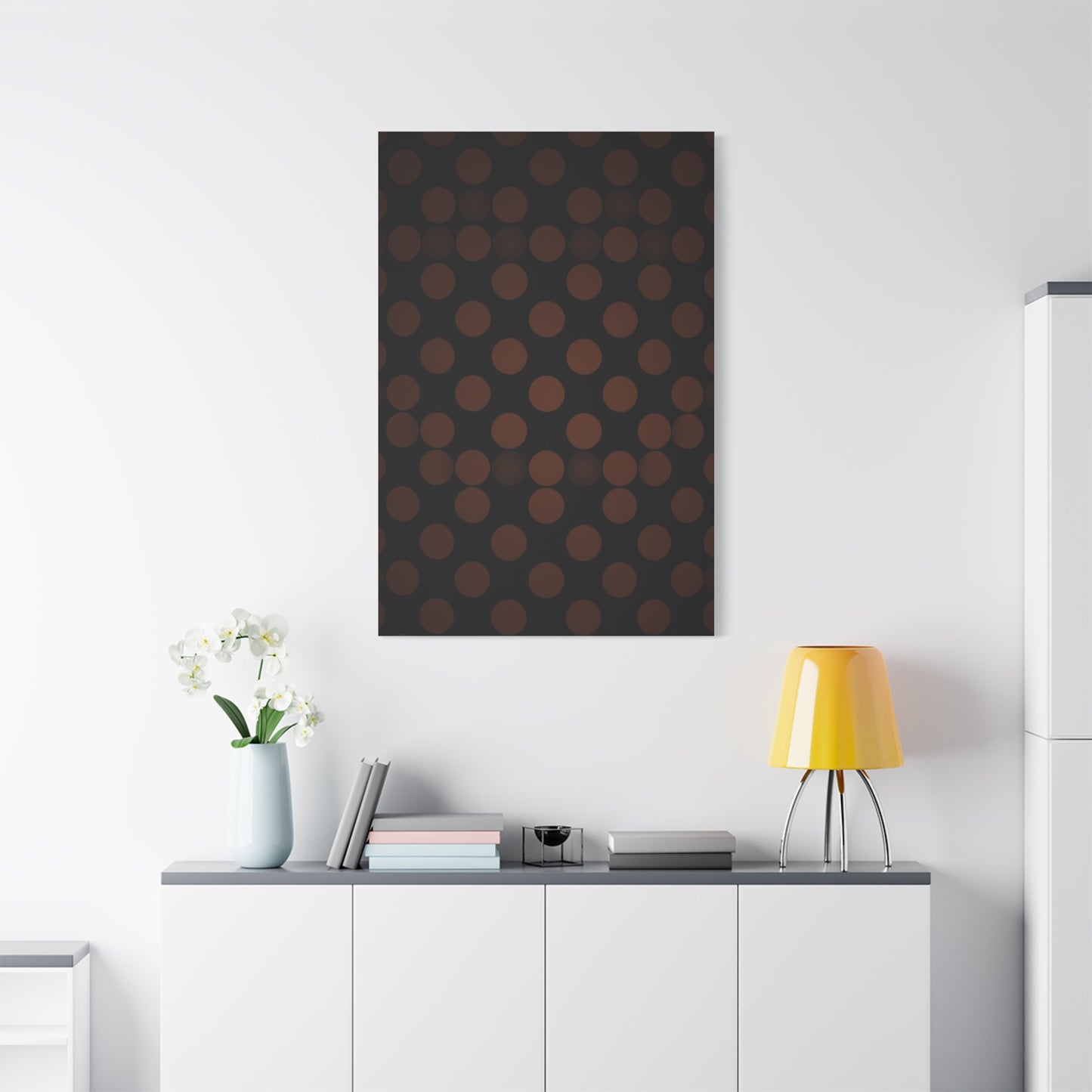 Polka Dot Pattern Art Supreme Canvas Wall Art & Canvas Print