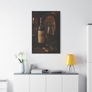 Vintage Red Wine Cellar Still Life Wall Art & Canvas Print