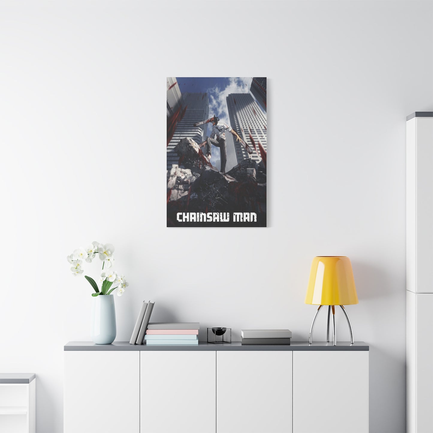 Chainsaw Man Poster Wall Art & Canvas Print
