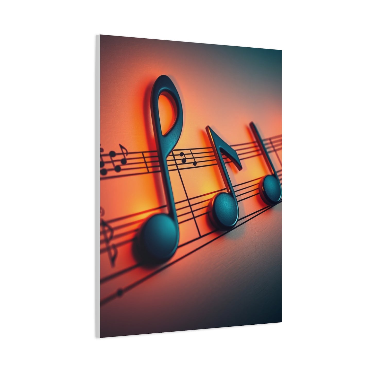 Musical Notes Art Supreme Canvas Wall Art & Canvas Print