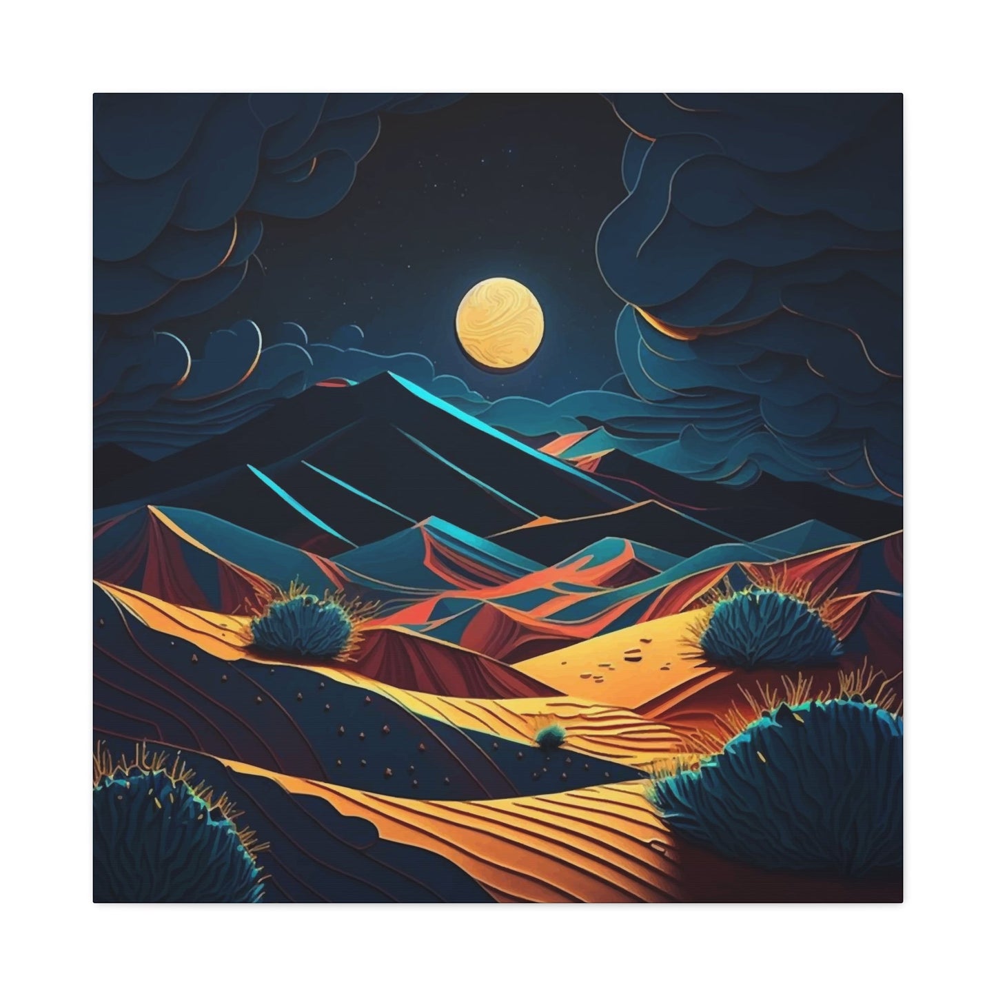Night Wall Art & Canvas Prints