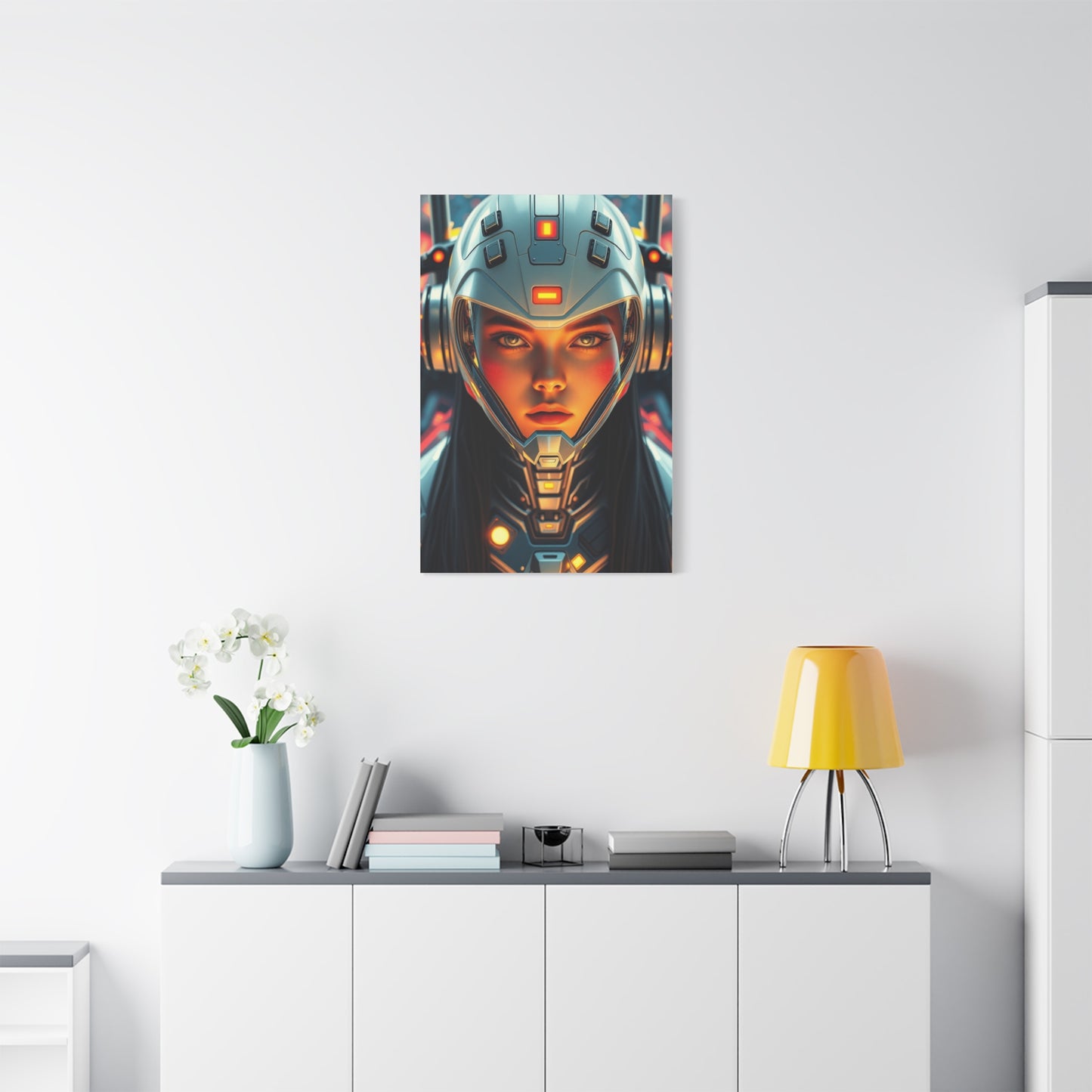 Vision Futuristic Art Art Wall Art & Canvas Print