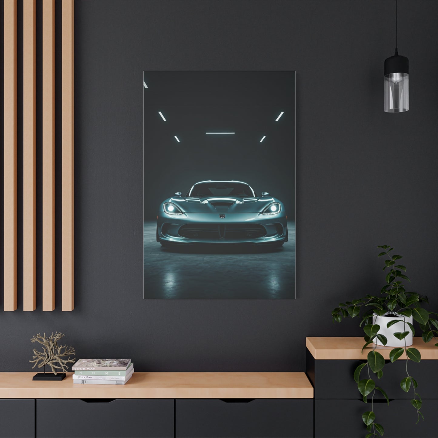 Dodge Viper Showroom Centerpiece Wall Art & Canvas Prints