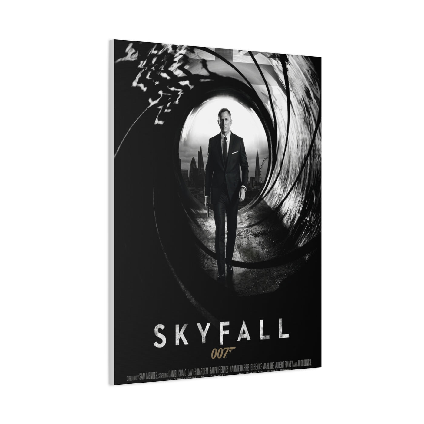Skyfall Movie Poster Wall Art & Canvas Print
