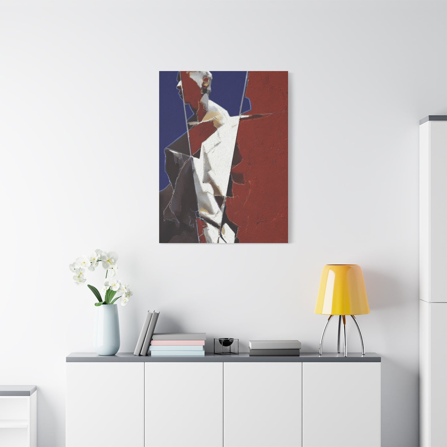 Fragmented Classical Sculpture Abstract Wall Art & Canvas Print