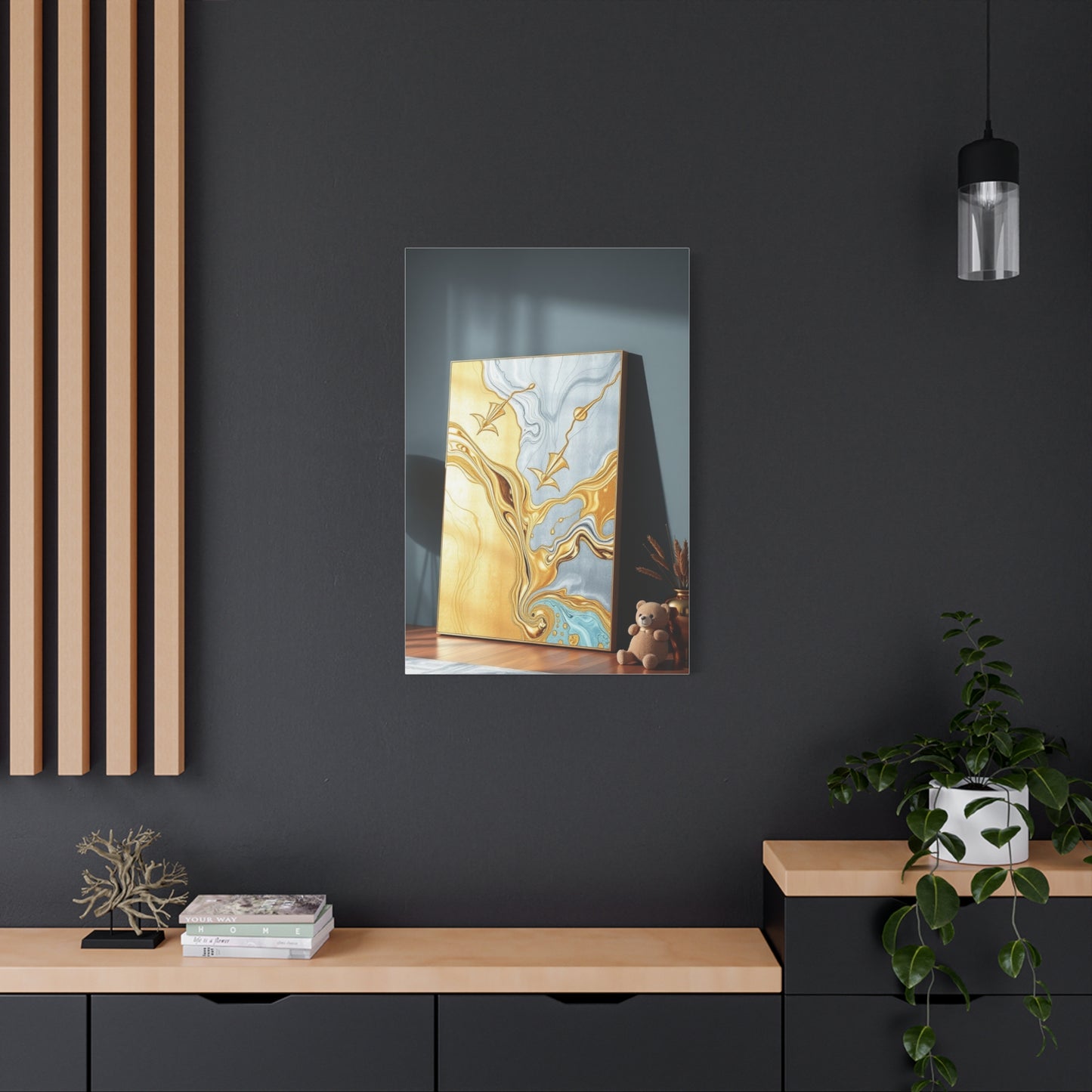 Vision Gold & Silver Canvas Art Art Wall Art & Canvas Print