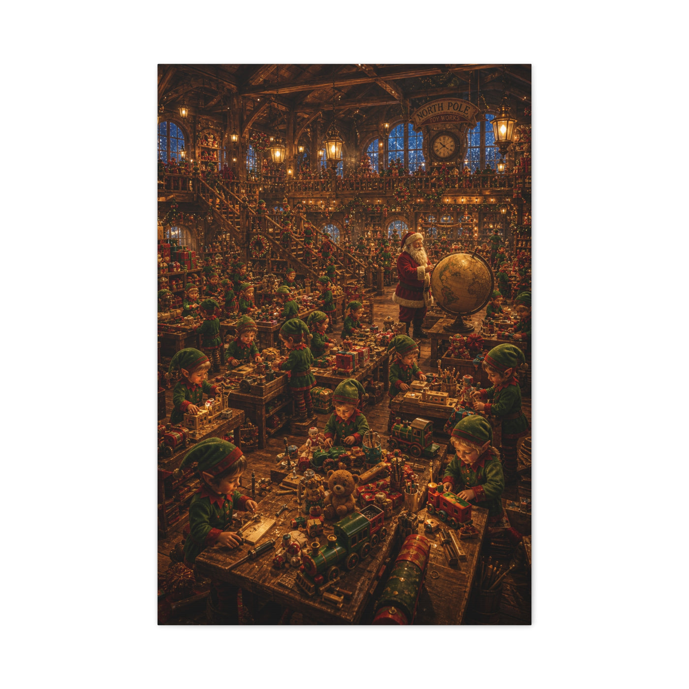 Grand North Pole Workshop Wall Art & Canvas Print