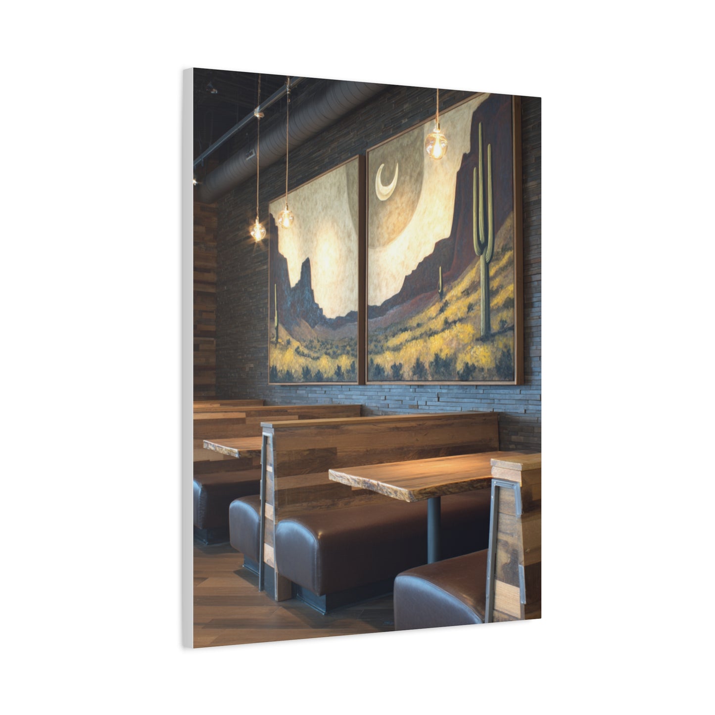 Desert Western Landscape Restaurant Wall Art & Canvas Print