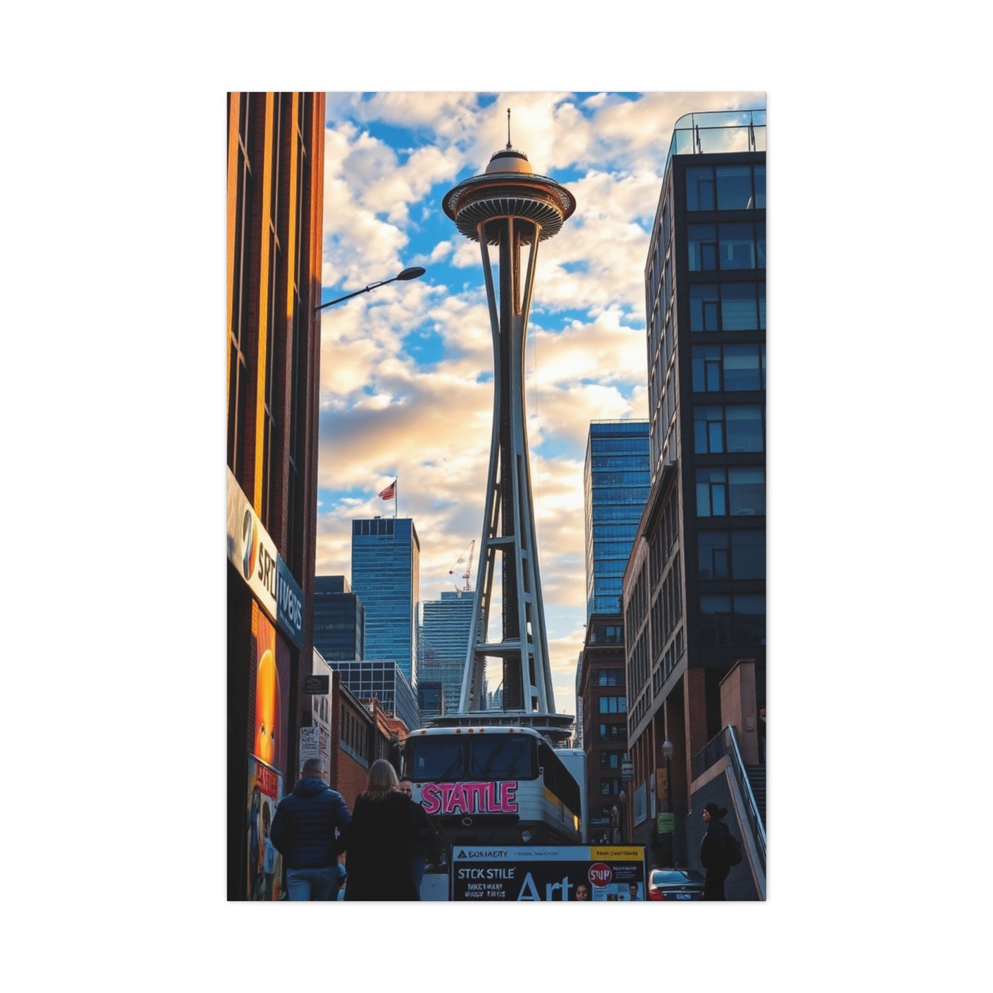 Seattle Art Supreme Canvas Wall Art & Canvas Print