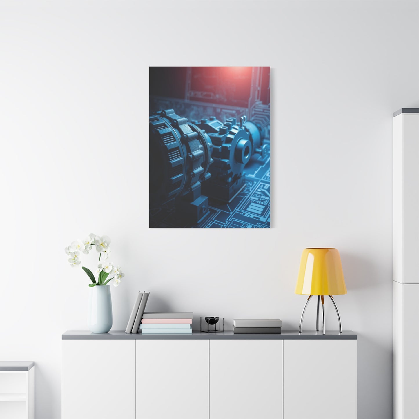 Supreme Engineering & Machinery Blueprints Art Beautiful Collection Wall Art & Canvas Print