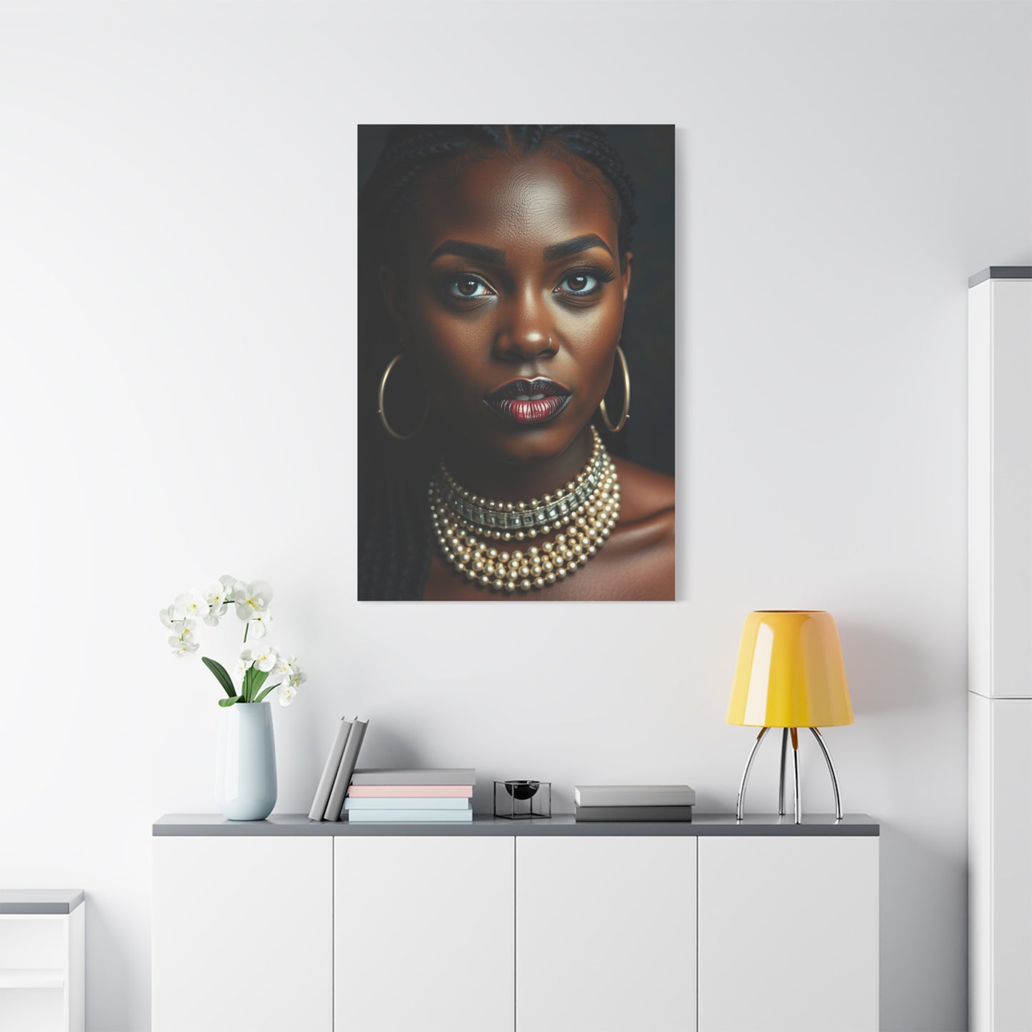 Masterpiece Domonique Brown Art Vision Wall Art & Canvas Print