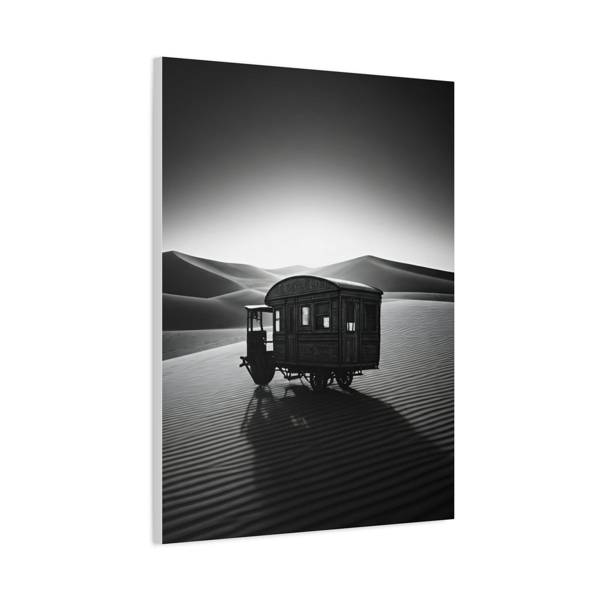 Desert Caravan in Moonlight Wall Art & Canvas Prints