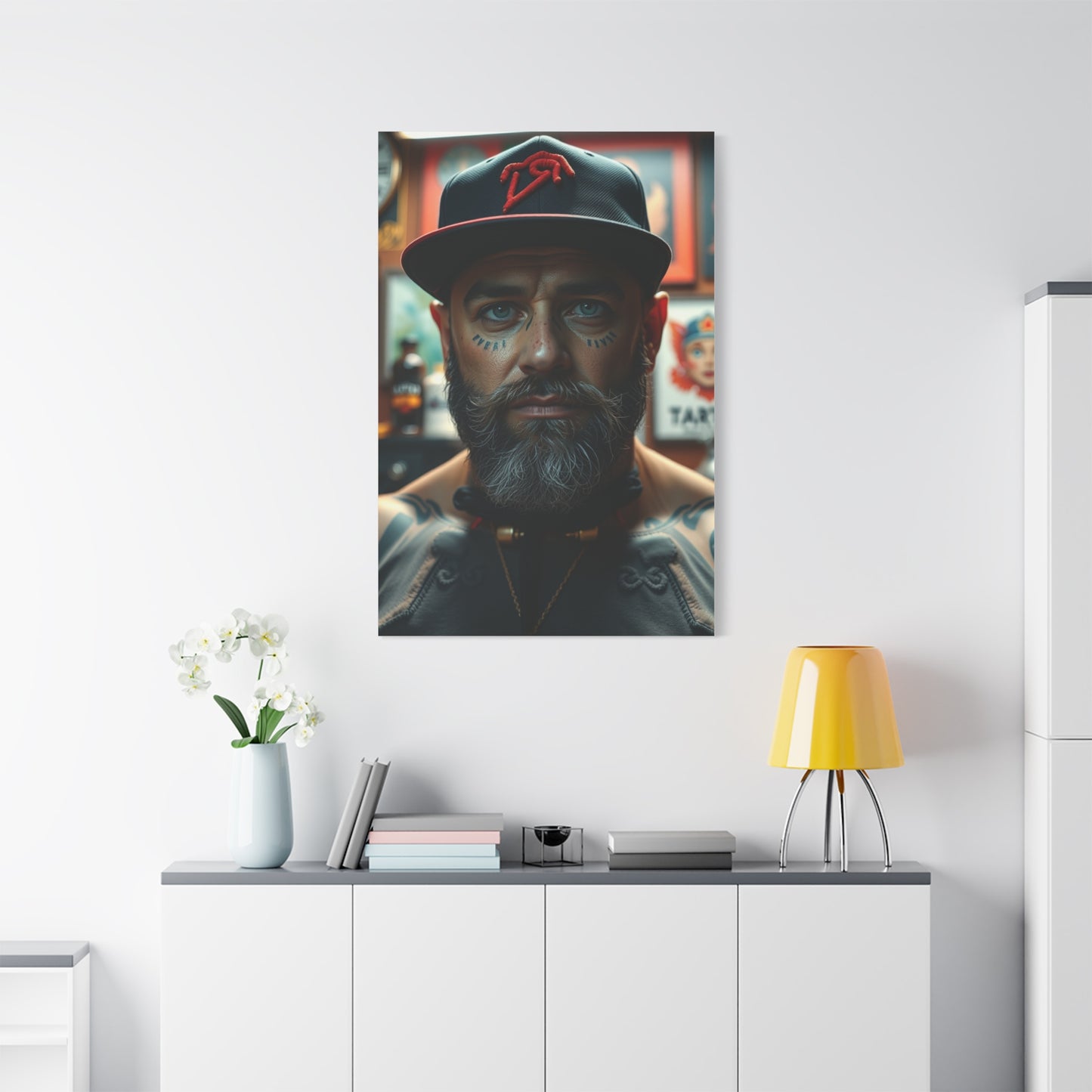 Tattoo Parlor Art Luxury Canvas Wall Art & Canvas Print