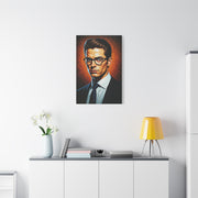Modern Intellectual Gentleman Portrait Wall Art & Canvas Print