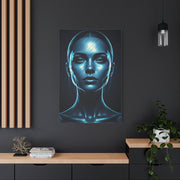 Luminous Blue Serenity Portrait Wall Art & Canvas Prints