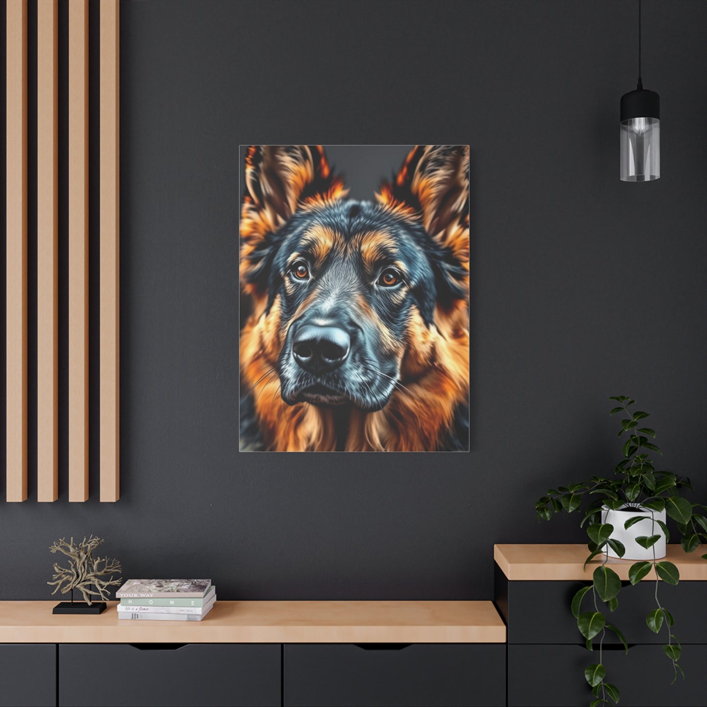 German Shepherd Art Refined Canvas Wall Art & Canvas Print