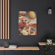 Celestial Desert Snake Folk Wall Art & Canvas Print