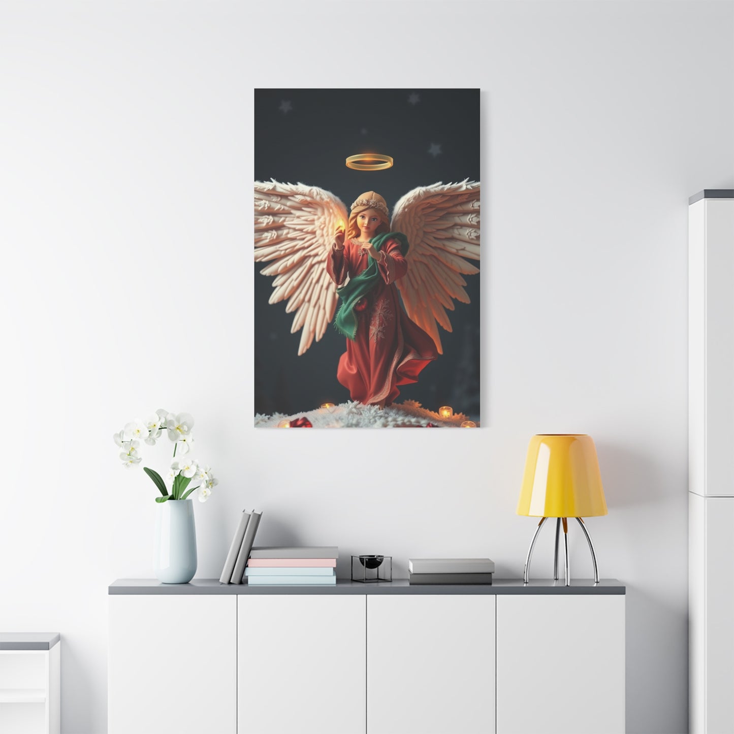 Christmas Angel Art Supreme Gallery Wall Art & Canvas Print
