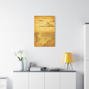 Vintage Compass Journey Map Wall Art & Canvas Prints