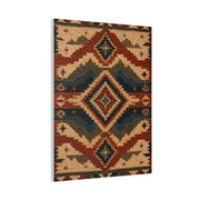 Navajo Inspired Geometric Textile Southwest Wall Art & Canvas Print