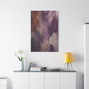 Wabi-Sabi Plum Texture Abstraction Wall Art & Canvas Print