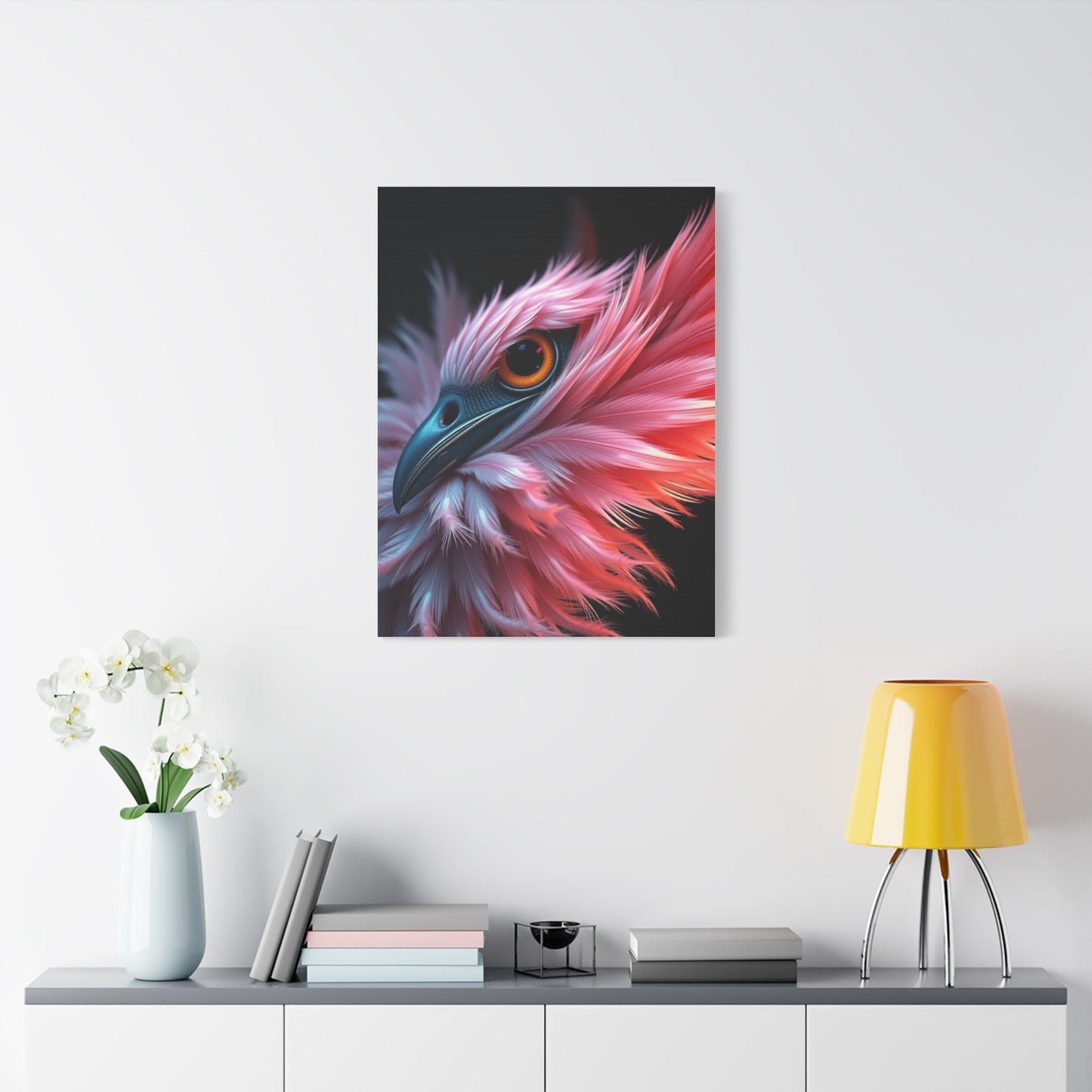 Celestial Feather Reverie Wall Art & Canvas Print
