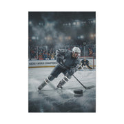Championship Hockey Action Sports Wall Art & Canvas Print